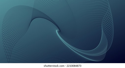 Abstract multicolor fractal elements on gradient background. Vector abstract Illustration for web, posters, banners, presentation.