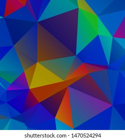 Abstract multicolor full Color rainbow background. Vector polygonal design illustrator