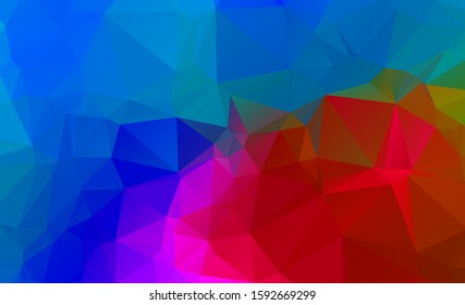 Abstract multicolor full Color rainbow background. Vector polygonal design illustrator
