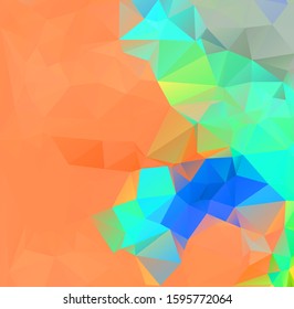 Abstract multicolor full Color rainbow background. Vector polygonal design illustrator