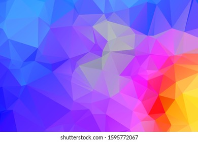Abstract multicolor full Color rainbow background. Vector polygonal design illustrator