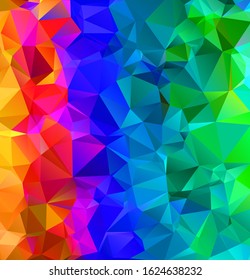 Abstract multicolor full Color rainbow background. Vector polygonal design illustrator