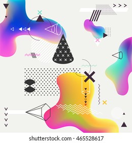 Abstract multicolor geometric background