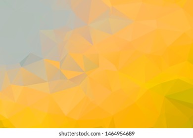 Abstract multicolor golden yellow background. Vector polygonal design illustrator