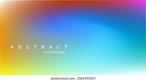 Abstract Multicolor gradient background design. Vector illustration