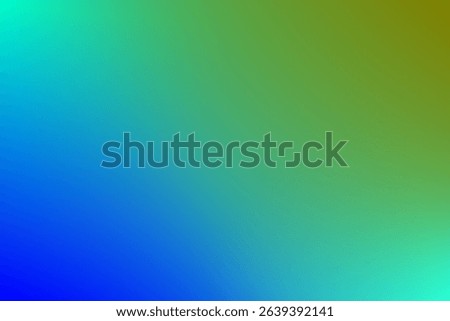 Abstract multicolor Gradient in Blue, Green, and Yellow Shades