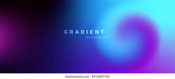 Abstract multicolor gradient blurred background vector.