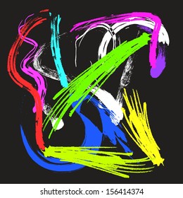 abstract multicolor grunge background