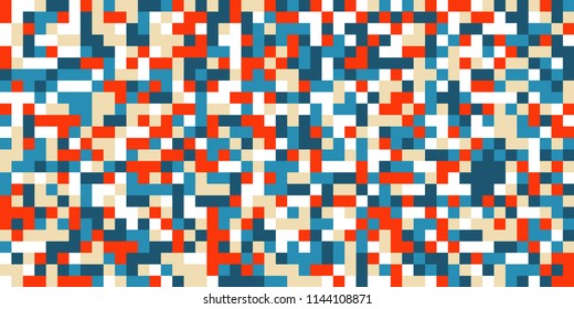 Abstract Multicolor Halftone Background.