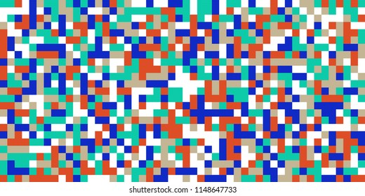Abstract Multicolor Halftone Background.