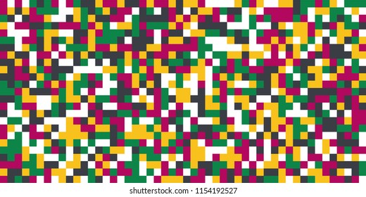 Abstract Multicolor Halftone Background.