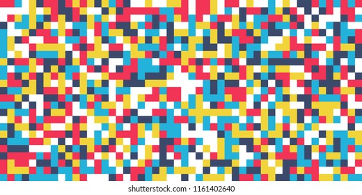 Abstract Multicolor Halftone Background.