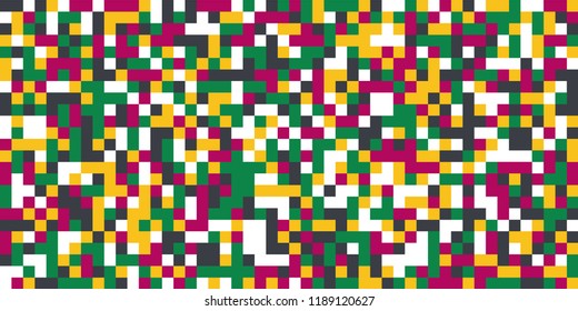 Abstract Multicolor Halftone Background.