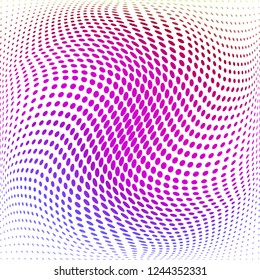 Abstract multicolor halftone geometric pattern. Design template vector illustration.Modern polka dots background for web sites, banners, corporate identity, cover design,business cards
