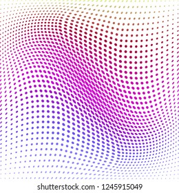 Abstract multicolor halftone geometric pattern. Design template vector illustration.Modern polka dots background for web sites, banners, corporate identity, cover design,business cards
