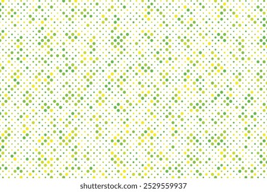 Abstract multicolor halftone pattern dot background texture. Overlay grunge dots distress linear vector.	