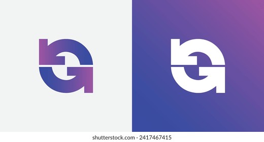 Abstract Multicolor Letter O Icon Logo Template