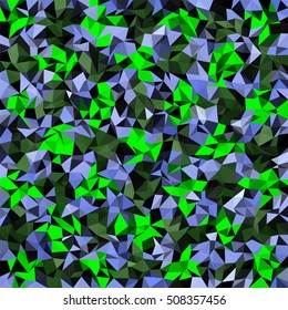 Abstract multicolor low-poly vector background - decorative pattern