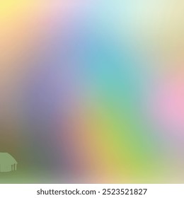 Abstract multicolor mesh background. Blurred colorful gradient backdrop. Vector illustration for your graphic design, template, banner, poster or website. Eps 10
