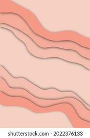 Abstract Multicolor Modern Background With Papercut Style, Colorful Modern Papercut Background