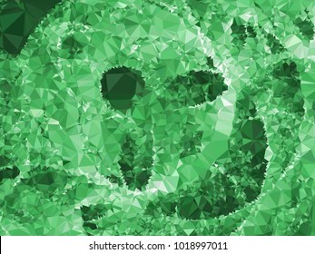 Abstract multicolor mosaic backdrop. Geometric low polygonal background. Design element for book covers, presentations layouts, title backgrounds. Vector clip art.