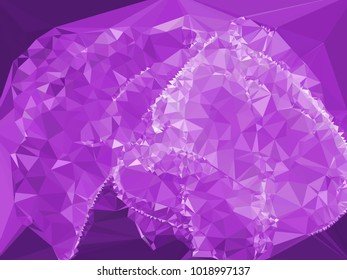 Abstract multicolor mosaic backdrop. Geometric low polygonal background. Design element for book covers, presentations layouts, title backgrounds. Vector clip art.