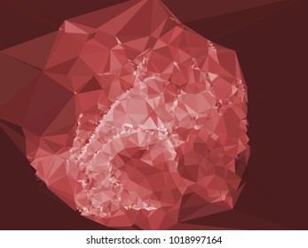 Abstract multicolor mosaic backdrop. Geometric low polygonal background. Design element for book covers, presentations layouts, title backgrounds. Vector clip art.