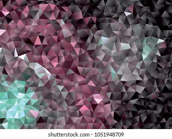 Abstract multicolor mosaic backdrop. Geometric low polygonal background. Design element for book covers, presentations layouts, title backgrounds. Vector clip art.