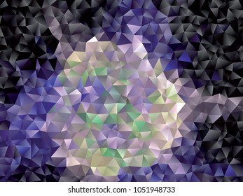 Abstract multicolor mosaic backdrop. Geometric low polygonal background. Design element for book covers, presentations layouts, title backgrounds. Vector clip art.