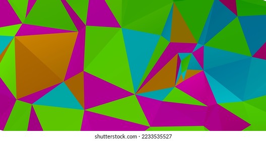 Resumen de fondo de mosaico multicolor. Fondo poligonal bajo geométrico. Elemento de diseño para afiches, tarjetas de visita, diseños de presentaciones, escaparates. Imagen de un clip de raster.
