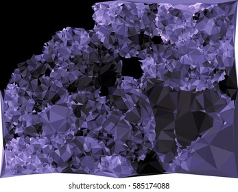 Abstract multicolor mosaic backdrop. Geometric low polygonal background. Design template. Vector clip art.