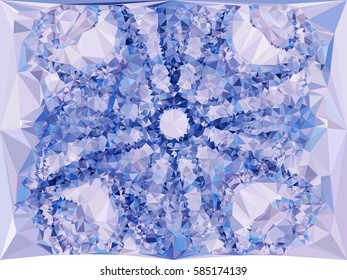 Abstract multicolor mosaic backdrop. Geometric low polygonal background. Design template. Vector clip art.
