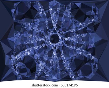 Abstract multicolor mosaic backdrop. Geometric low polygonal background. Design template. Vector clip art.