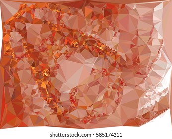 Abstract multicolor mosaic backdrop. Geometric low polygonal background. Design template. Vector clip art.