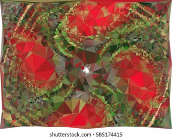 Abstract multicolor mosaic backdrop. Geometric low polygonal background. Design template. Vector clip art.