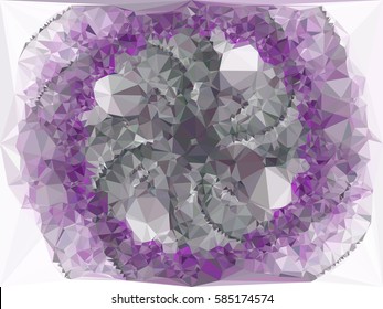 Abstract multicolor mosaic backdrop. Geometric low polygonal background. Design template. Vector clip art.