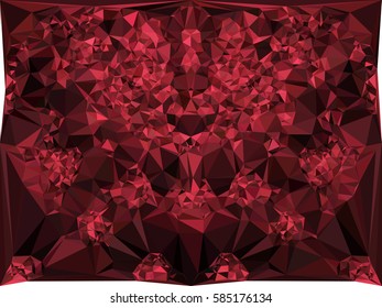 Abstract multicolor mosaic backdrop. Geometric low polygonal background. Design template. Vector clip art.