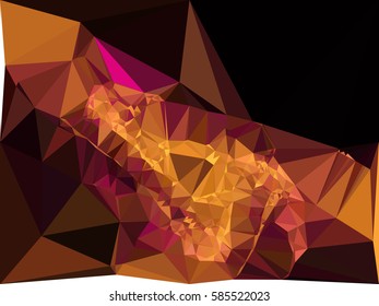 Abstract multicolor mosaic backdrop. Geometric low polygonal background. Design element for posters, business cards, presentations layouts, showcases. Vector clip art.
