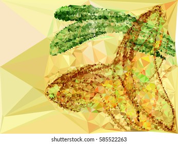 Abstract multicolor mosaic backdrop. Geometric low polygonal background. Design element for posters, business cards, presentations layouts, showcases. Vector clip art.