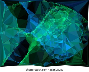 Abstract multicolor mosaic backdrop. Geometric low polygonal background. Design element for posters, business cards, presentations layouts, showcases. Vector clip art.