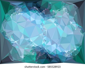 Abstract multicolor mosaic backdrop. Geometric low polygonal background. Design element for posters, business cards, presentations layouts, showcases. Vector clip art.