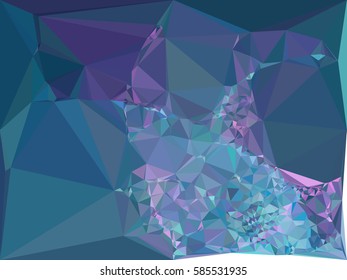 Abstract multicolor mosaic backdrop. Geometric low polygonal background. Design element for posters, business cards, presentations layouts, showcases. Vector clip art.