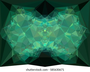 Abstract multicolor mosaic backdrop. Geometric low polygonal background. Design element for posters, business cards, presentations layouts, showcases. Vector clip art.