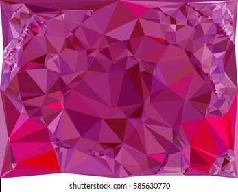 Abstract multicolor mosaic backdrop. Geometric low polygonal background. Design element for posters, business cards, presentations layouts, showcases. Vector clip art.