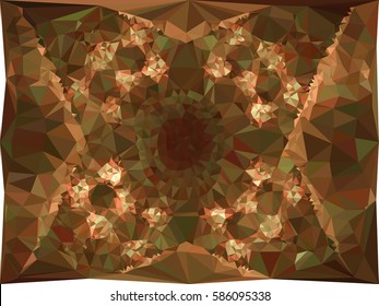 Abstract multicolor mosaic backdrop. Geometric low polygonal background. Design element for posters, business cards, presentations layouts, showcases. Vector clip art.