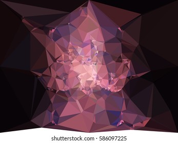 Abstract multicolor mosaic backdrop. Geometric low polygonal background. Design element for posters, business cards, presentations layouts, showcases. Vector clip art.