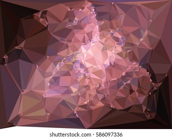 Abstract multicolor mosaic backdrop. Geometric low polygonal background. Design element for posters, business cards, presentations layouts, showcases. Vector clip art.