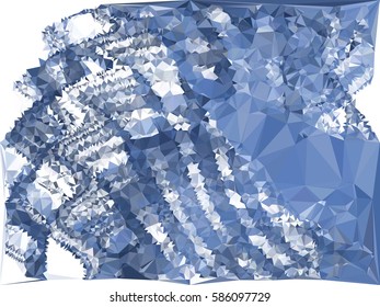 Abstract multicolor mosaic backdrop. Geometric low polygonal background. Design element for posters, business cards, presentations layouts, showcases. Vector clip art.