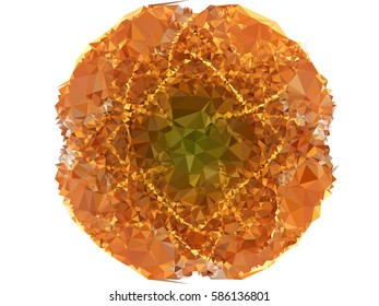 Abstract multicolor mosaic backdrop. Geometric low polygonal background. Design element for posters, business cards, presentations layouts, showcases. Vector clip art.