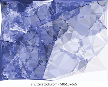 Abstract multicolor mosaic backdrop. Geometric low polygonal background. Design element for posters, business cards, presentations layouts, showcases. Vector clip art.